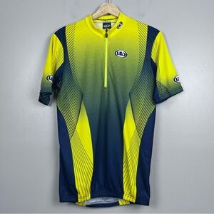 Louis Garneau Men's 1/2 Zip Performance Cycling Jersey Size M; Racing, Biking